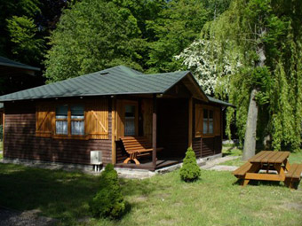 domek campingowy nad morzem